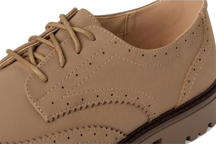 Journee Collection Tru Comfort Foam Claudiya Oxford Women's Shoes Taupe : 9.5 W - Image 7