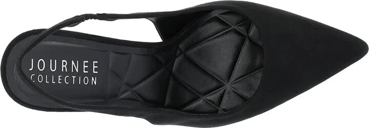 Journee Collection Tru Comfort Foam Elenney Pumps High Women's Heels Black : 9 M, Faux Leather - Image 2