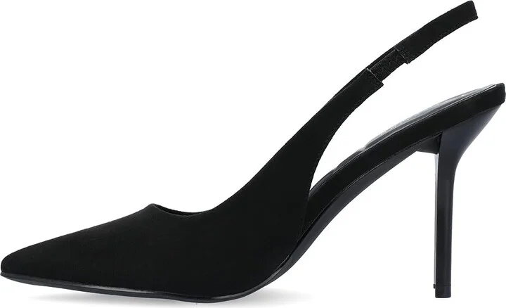 Journee Collection Tru Comfort Foam Elenney Pumps High Women's Heels Black : 9 M, Faux Leather - Image 5