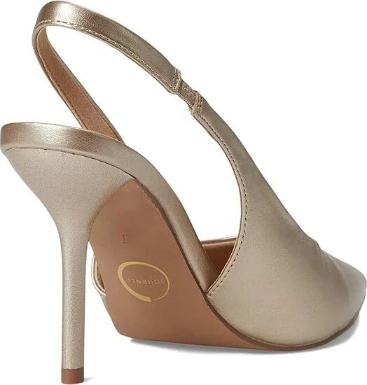 Journee Collection Tru Comfort Foam Elenney Pumps High Women's Heels Champagne : 6.5 M, Faux Leather - Image 4