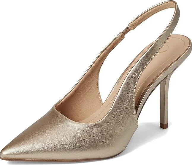 Journee Collection Tru Comfort Foam Elenney Pumps High Women's Heels Champagne : 6.5 M, Faux Leather - Image 5