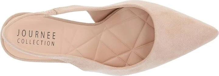 Journee Collection Tru Comfort Foam Elenney Pumps High Women's Heels Nude : 11 M, Faux Leather - Image 2
