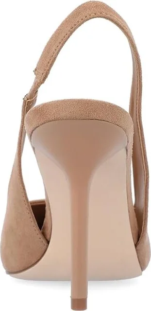 Journee Collection Tru Comfort Foam Elenney Pumps High Women's Heels Tan : 10 M, Faux Leather - Image 4