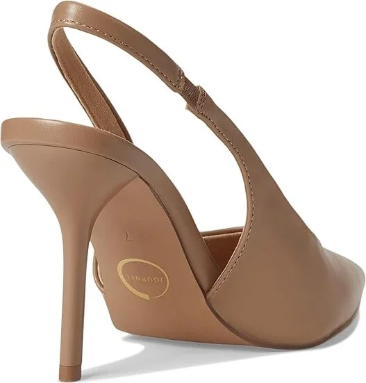 Journee Collection Tru Comfort Foam Elenney Pumps High Women's Heels Tan PU : 11 M, Faux Leather - Image 4