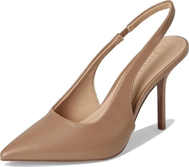 Journee Collection Tru Comfort Foam Elenney Pumps High Women's Heels Tan PU : 11 M, Faux Leather - Image 5