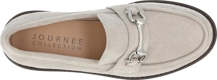 Journee Collection Tru Comfort Foam Jessamey Flats Women's Flat Shoes Grey : 5.5 M, Leather/Synthetic - Image 2
