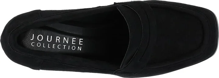 Journee Collection Tru Comfort Foam Malleah Pumps High Women's Heels Black : 9 M, Leather - Image 2