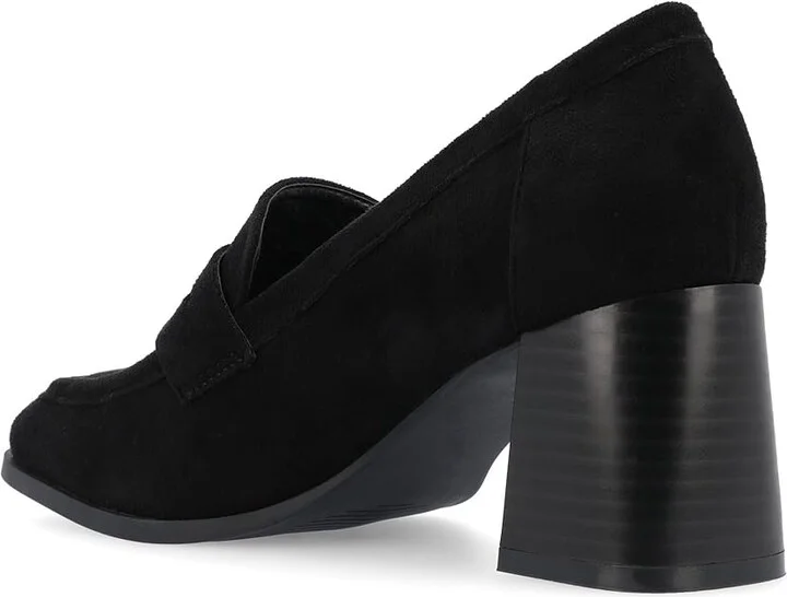Journee Collection Tru Comfort Foam Malleah Pumps High Women's Heels Black : 9 M, Leather - Image 4