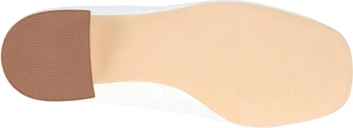Journee Collection Tru Comfort Foam Okenna Pumps High Women's Heels White : 7 M, Leather - Image 3