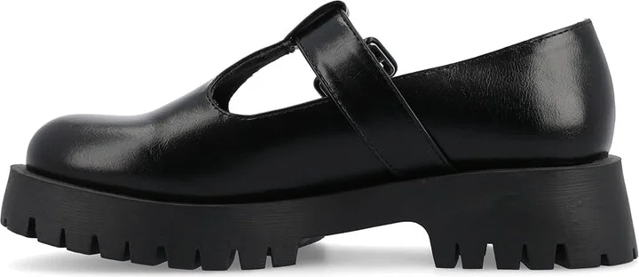 Journee Collection Tru Comfort Foam Suvi Flats Women's Flat Shoes Black : 9.5 M, Leather - Image 5