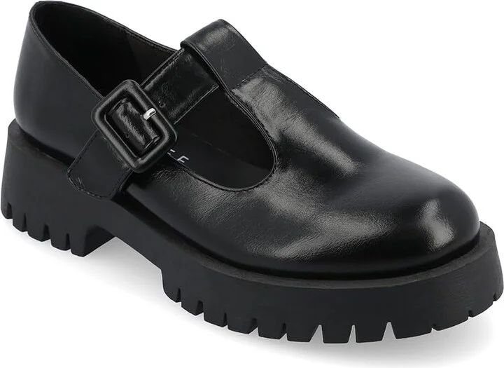 Journee Collection Tru Comfort Foam Suvi Flats Women's Flat Shoes Black : 9.5 M, Leather