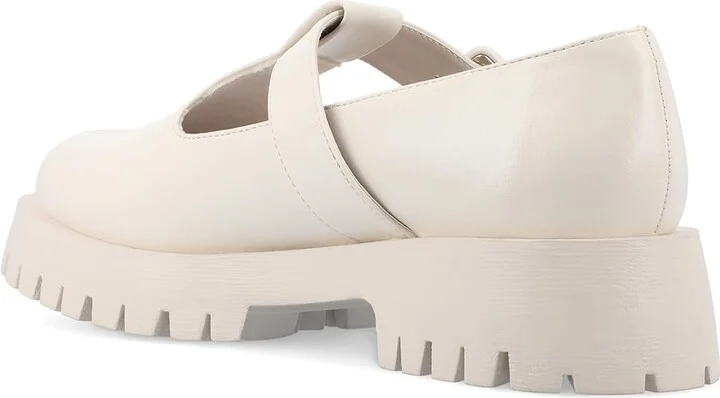 Journee Collection Tru Comfort Foam Suvi Flats Women's Flat Shoes Bone : 12 M, Leather - Image 4