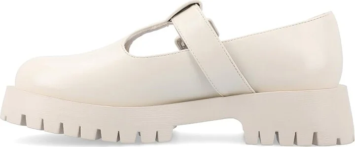 Journee Collection Tru Comfort Foam Suvi Flats Women's Flat Shoes Bone : 12 M, Leather - Image 5