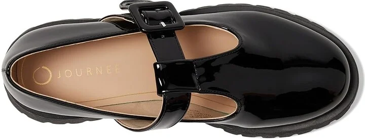 Journee Collection Tru Comfort Foam Suvi Flats Women's Flat Shoes Patent/Black : 12 M, Faux Leather - Image 2