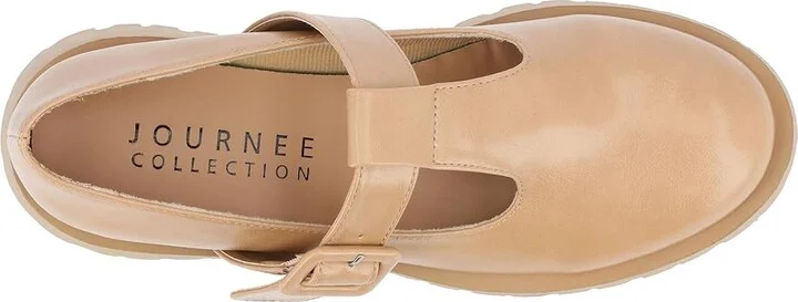 Journee Collection Tru Comfort Foam Suvi Flats Women's Flat Shoes Tan : 6 M, Leather - Image 2