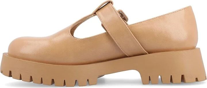 Journee Collection Tru Comfort Foam Suvi Flats Women's Flat Shoes Tan : 6 M, Leather - Image 5