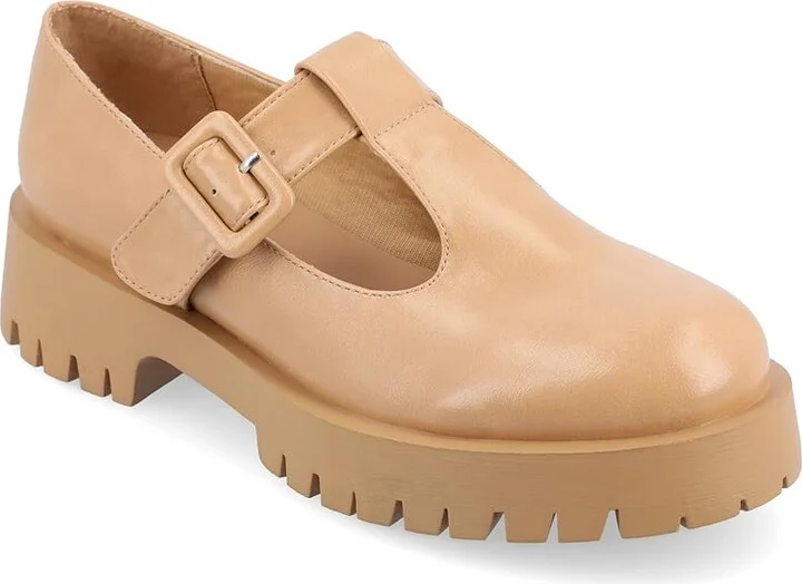 Journee Collection Tru Comfort Foam Suvi Flats Women's Flat Shoes Tan : 6 M, Leather