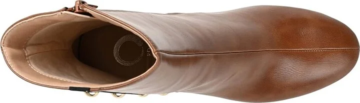 Journee Collection Tru Comfort Foamtm Gaibriel Bootie Women's Boots Cognac : 10 M, Synthetic - Image 2