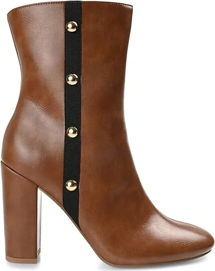 Journee Collection Tru Comfort Foamtm Gaibriel Bootie Women's Boots Cognac : 10 M, Synthetic - Image 7