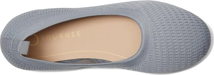 Journee Collection Tru Comfort Foamtm Maryann Flat Women's Flat Shoes Grey : 9.5 W, Synthetic - Image 2
