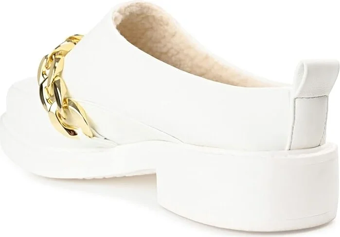 Journee Collection Tru Comfort Foamtm Sheah Flat Women's Flat Shoes White : 9.5 M, Faux Leather - Image 4