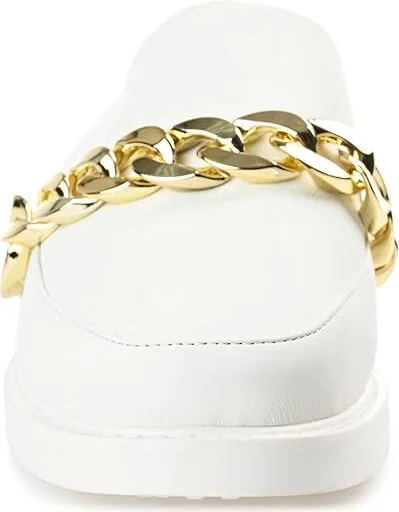 Journee Collection Tru Comfort Foamtm Sheah Flat Women's Flat Shoes White : 9.5 M, Faux Leather - Image 5