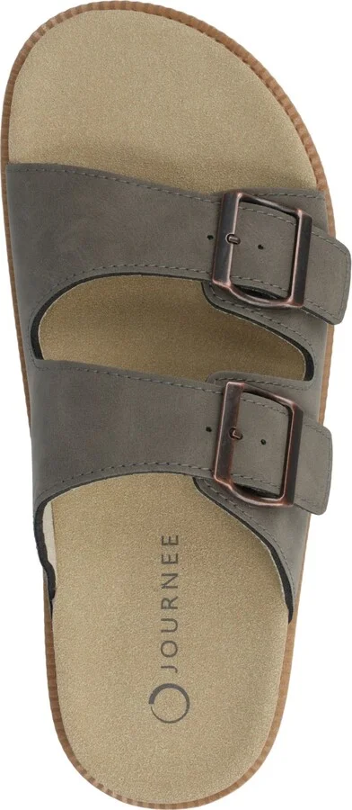 Journee Collection Tula Slip-On Flat Sandals - Image 4