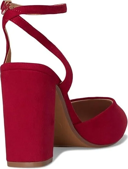 Journee Collection Tyyra High Women's Heels Red : 8.5 M, Synthetic - Image 4