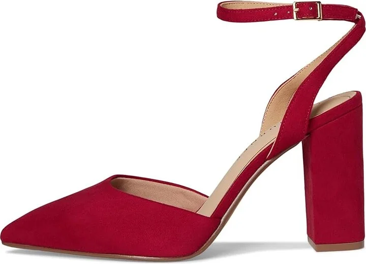 Journee Collection Tyyra High Women's Heels Red : 8.5 M, Synthetic - Image 6