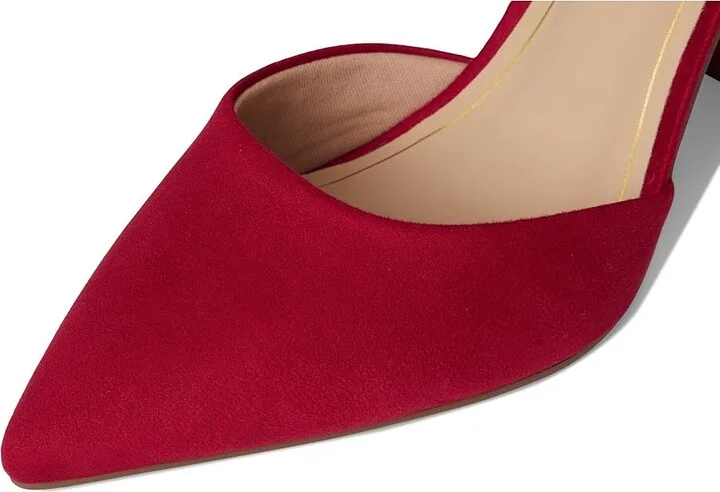 Journee Collection Tyyra High Women's Heels Red : 8.5 M, Synthetic - Image 7
