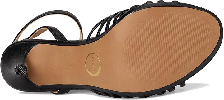 Journee Collection Vanita Women's Dress Sandals Black : 9 M, Faux Leather - Image 3