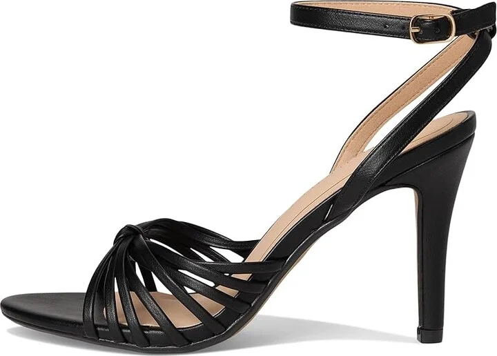 Journee Collection Vanita Women's Dress Sandals Black : 9 M, Faux Leather - Image 6
