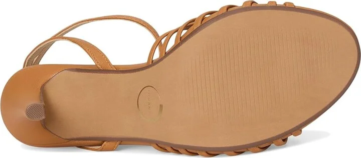 Journee Collection Vanita Women's Dress Sandals Tan : 12 W, Faux Leather - Image 3