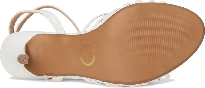 Journee Collection Vanita Women's Dress Sandals White : 10 W, Faux Leather - Image 3