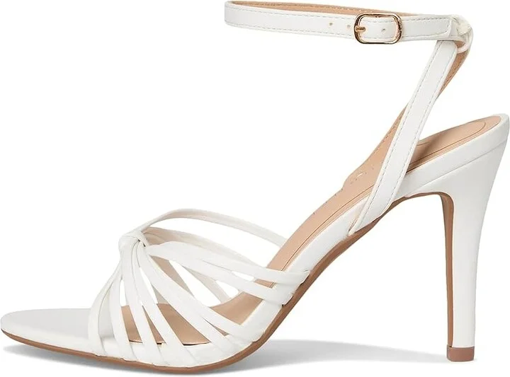 Journee Collection Vanita Women's Dress Sandals White : 10 W, Faux Leather - Image 6
