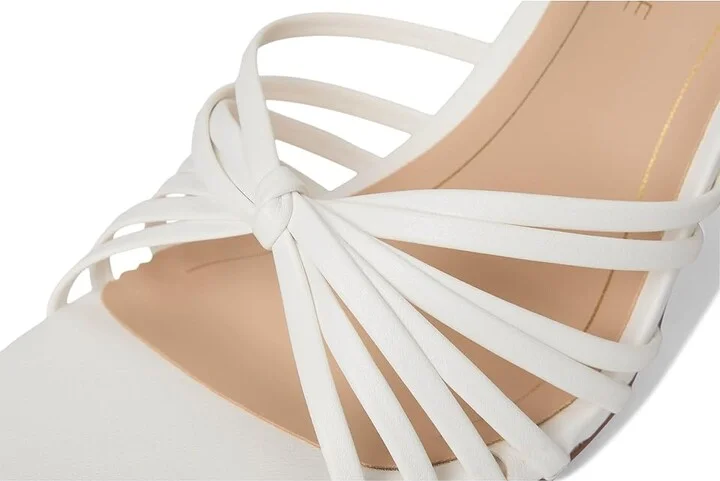 Journee Collection Vanita Women's Dress Sandals White : 10 W, Faux Leather - Image 7