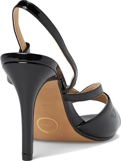 Journee Collection Varra Women's Sandals Patent/Black : 6.5 W, Synthetic - Image 4