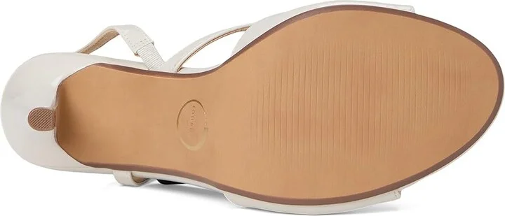 Journee Collection Varra Women's Sandals Patent/Bone : 11 M, Synthetic - Image 3