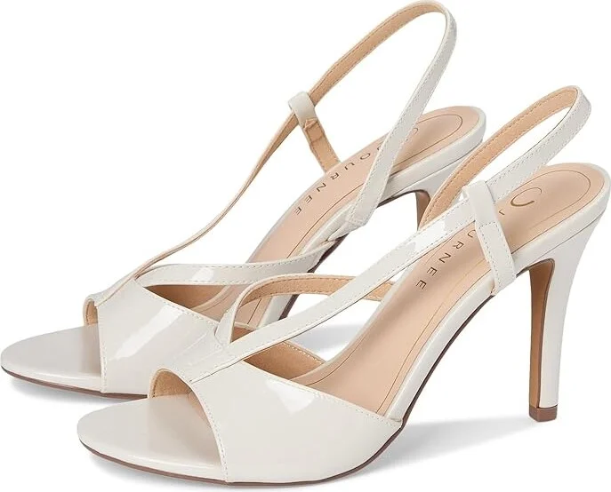 Journee Collection Varra Women's Sandals Patent/Bone : 11 M, Synthetic