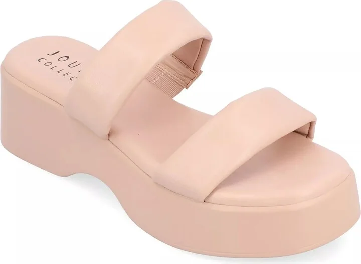 Journee Collection Veradie Platform Sandal