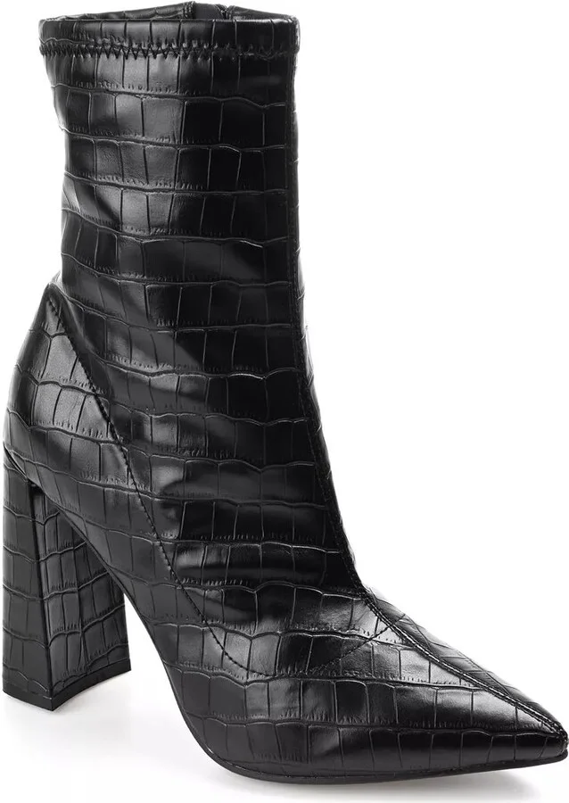Black Croc Print