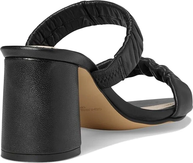 Journee Collection Vidda Women's Sandals Black : 6.5 M, Leather - Image 4