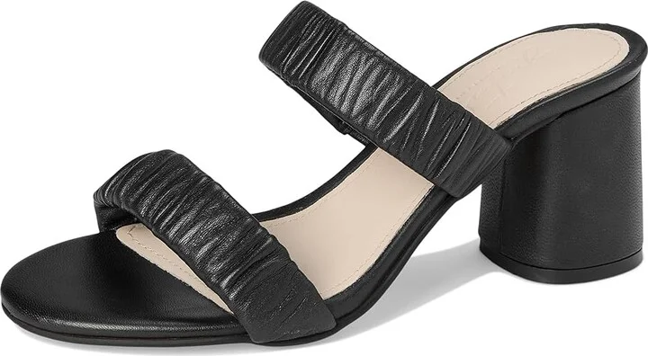 Journee Collection Vidda Women's Sandals Black : 6.5 M, Leather - Image 5