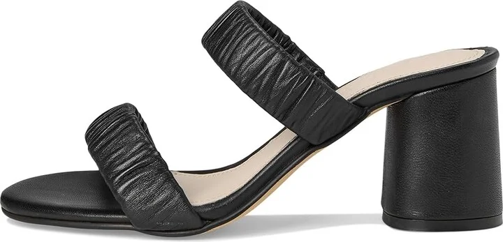 Journee Collection Vidda Women's Sandals Black : 6.5 M, Leather - Image 6