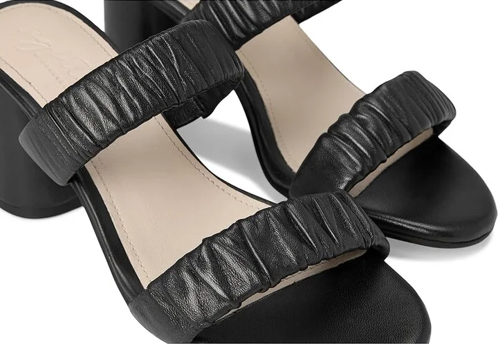 Journee Collection Vidda Women's Sandals Black : 6.5 M, Leather - Image 7