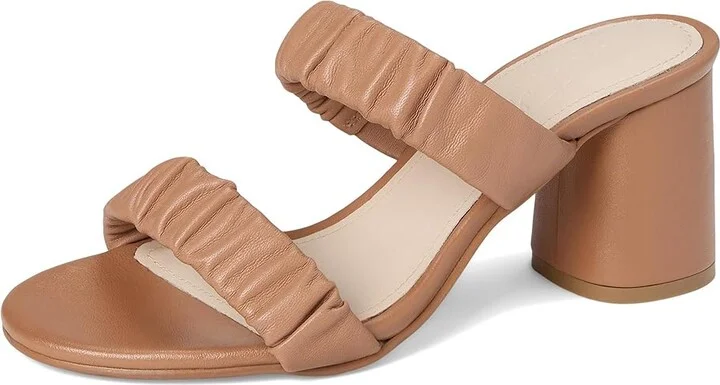 Journee Collection Vidda Women's Sandals Mocha : 7.5 M, Leather - Image 5