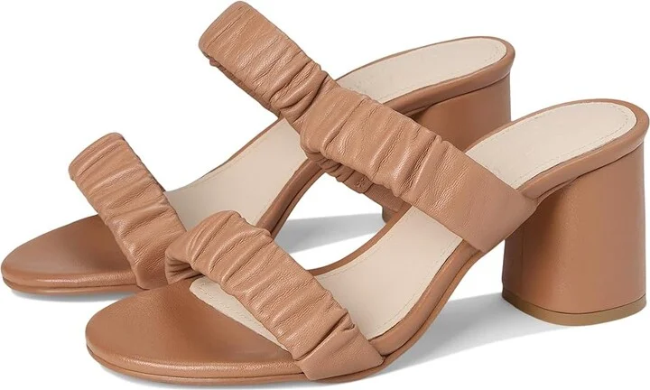 Journee Collection Vidda Women's Sandals Mocha : 7.5 M, Leather