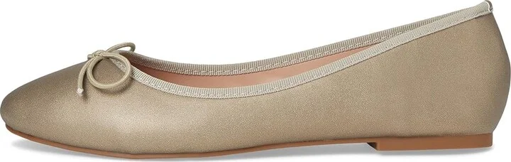 Journee Collection Vika Flat Women's Shoes Pewter : 8.5 W, Faux Leather - Image 6