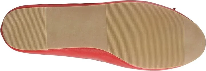 Journee Collection Vika Flat Women's Shoes Red : 6 M, Faux Leather - Image 3