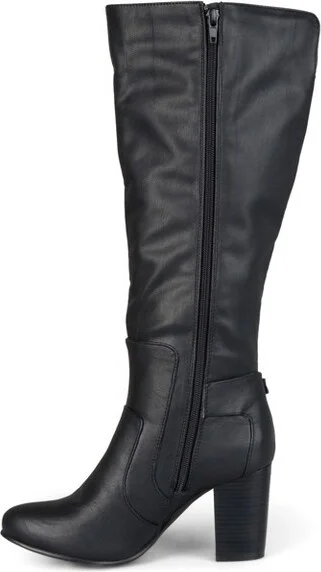 Journee Collection Wide Calf Women's Carver Boot Grey - Image 5